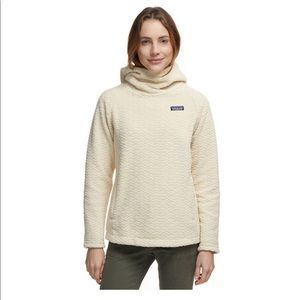 Patagonia Cream Quilted Hoodie